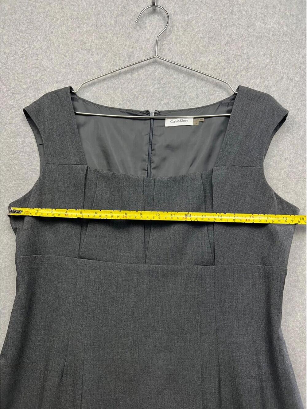 Calvin Klein Sheath Womens Dress  14 Career Office Modern Simple Work - Picture 10 of 12